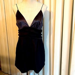 Free people black dress/ shorts SZ..12